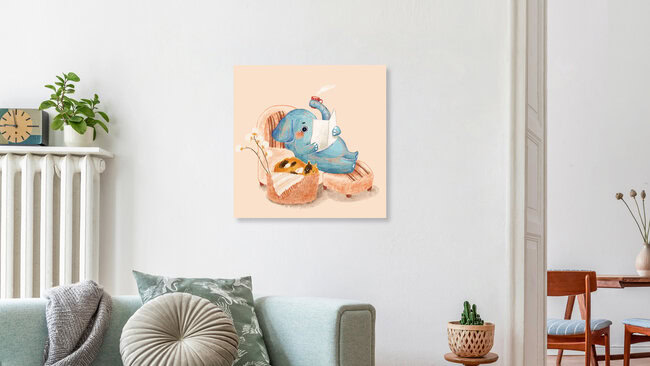 'Hoilday morning' – Wall Art by Tingting Chen as Poster or Acrylic Glass Print
