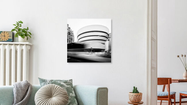 GUGGENHEIM MUSEUM – NYC, Vereinigte Staaten – Fotokunst von Christian Janik als Poster oder Acrylglasbild