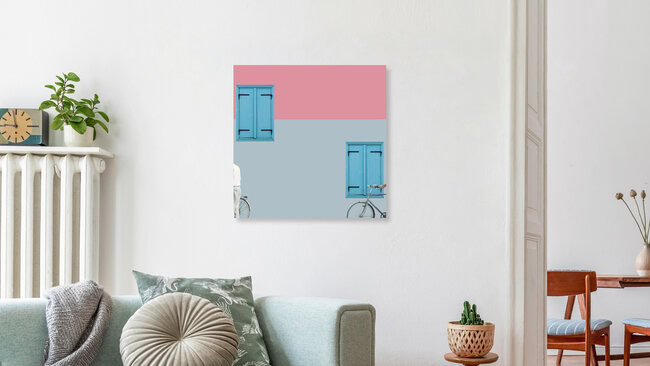 Wandbild 'Half and Half' – Kunst von Caterina Theoharidou als Poster oder Acrylglasbild