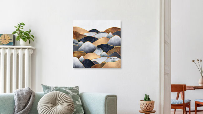 Wandbild 'Hills' – Kunst von Elisabeth Fredriksson als Poster oder Acrylglasbild
