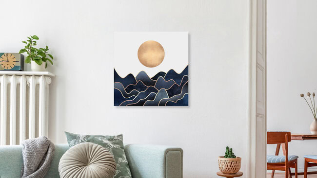 Wandbild 'Waves' – Kunst von Elisabeth Fredriksson als Poster oder Acrylglasbild