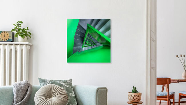 Treppe, Deutschland – Fotokunst von Gregor Ingenhoven als Poster oder Acrylglasbild