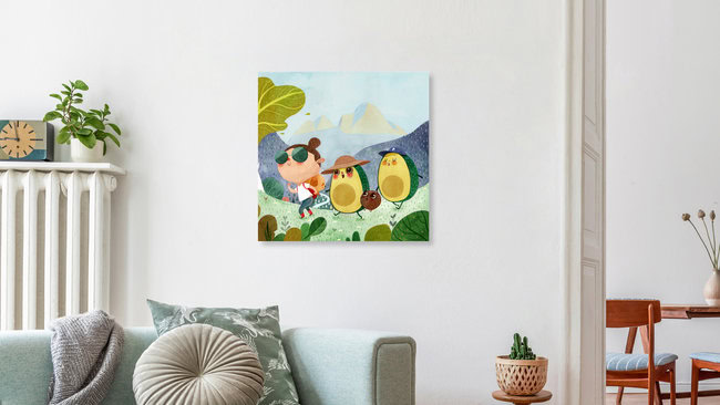 Wandbild 'Out there' – Kunst von Vivian Mineker als Poster oder Acrylglasbild