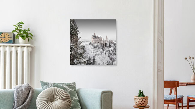 Schloss Neuschwanstein, Deutschland – Fotokunst von Ronny Behnert als Poster oder Acrylglasbild