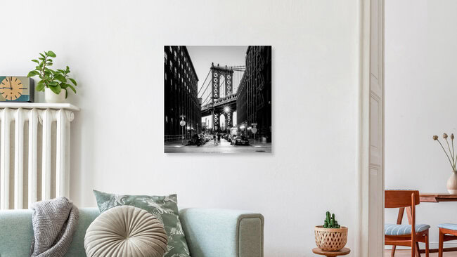 MANHATTAN BRIDGE, Vereinigte Staaten – Fotokunst von Christian Janik als Poster oder Acrylglasbild
