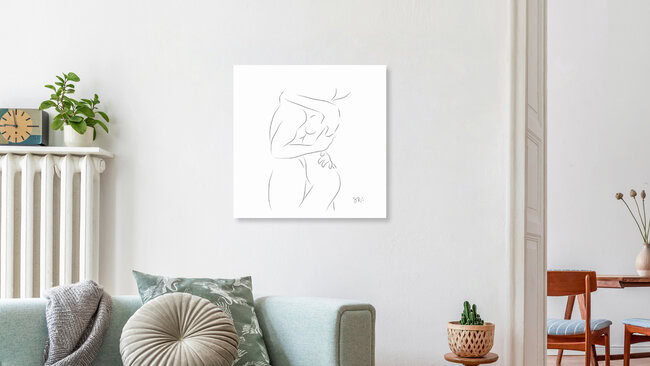 'Embrace' – Wall Art by Jessie Spencer as Poster or Acrylic Glass Print