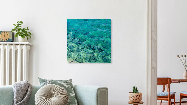 Abstract Sea, Griechenland – Fotokunst von Courtney Crane als Poster oder Acrylglasbild