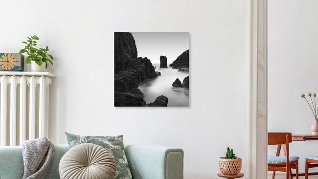 Tojinbo Beach Japan, Japan – Fotokunst von Ronny Behnert als Poster oder Acrylglasbild
