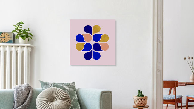 'Tear drop shapes creation' – Wall Art by Ania Więcław as Poster or Acrylic Glass Print