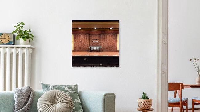 U-Bahnhof Zitadelle Spandau, Deutschland – Fotokunst von Claudio Galamini als Poster oder Acrylglasbild