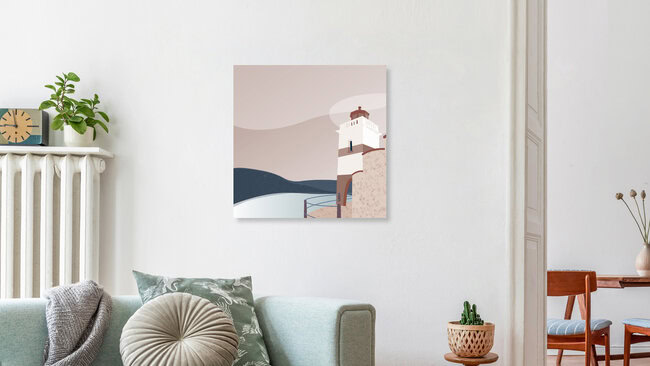 Wandbild 'The Lighthouse' – Kunst von Genna Campton als Poster oder Acrylglasbild
