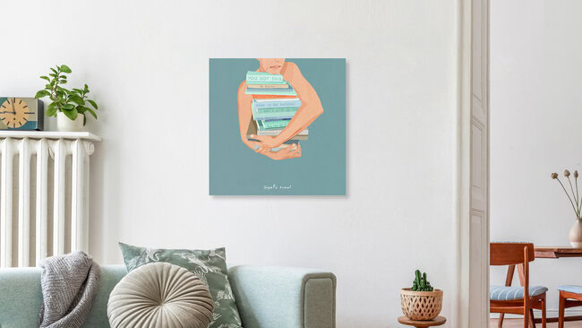 Wandbild 'You Got This' – Kunst von Giselle Dekel als Poster oder Acrylglasbild