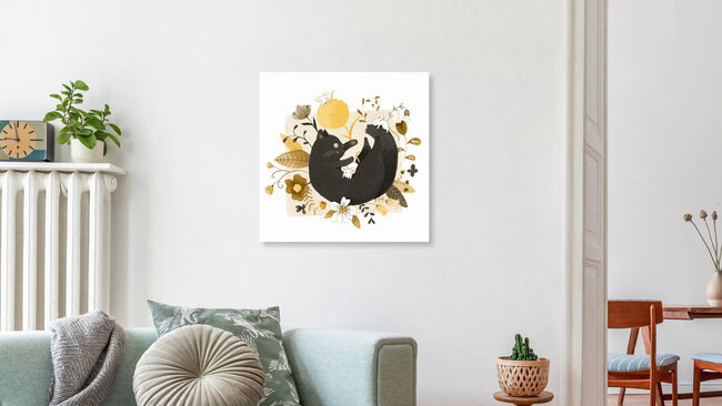 'Happy Together by Judith Loske' – Wall Art by The Artcircle as Poster or Acrylic Glass Print
