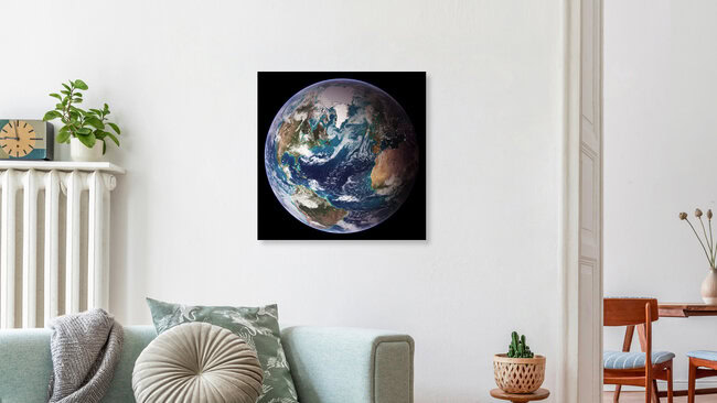 NASA Blue Marble, Deutschland – Fotokunst von Nasa Visions als Poster oder Acrylglasbild