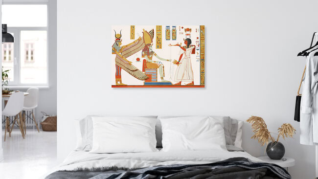 Wandbild 'Gemälde aus dem Grab von Ramses IV' – Kunst von Vintage Collection als Poster oder Acrylglasbild