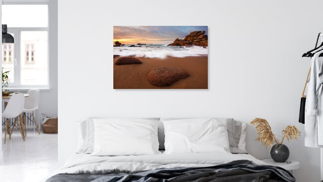 Cote de Granit Rose, Frankreich – Fotokunst von Boris Buschardt als Poster oder Acrylglasbild