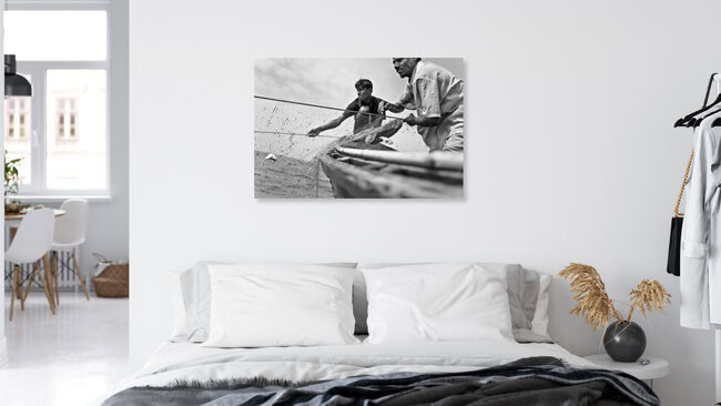 Fishing in the bay of Bengal, Bangladesh – wall art by Jakob Berr as Poster or Acrylic Glass Print