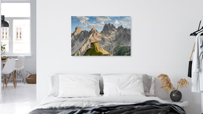 Cadini di Misurina in den Dolomiten, Italien – Fotokunst von Michael Valjak als Poster oder Acrylglasbild