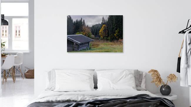 Mountain Huts, Deutschland – Fotokunst von Mareike Böhmer als Poster oder Acrylglasbild