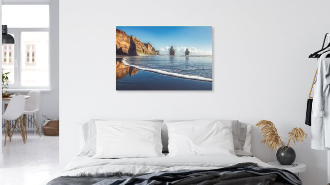 Neuseeland Three Sisters, Neuseeland – Fotokunst von Jean Claude Castor als Poster oder Acrylglasbild