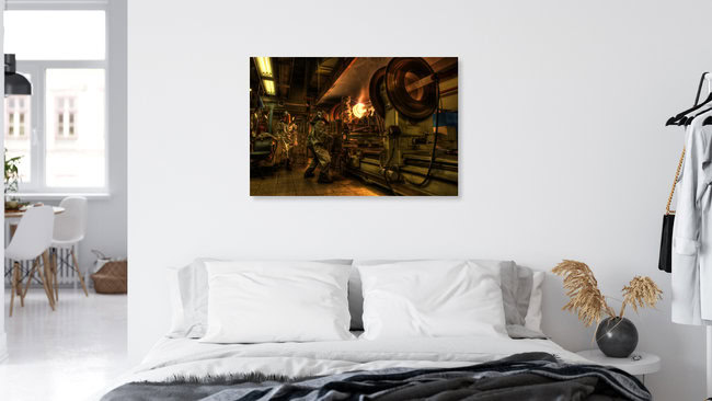 Working men, Deutschland – Fotokunst von Jan Glebinski als Poster oder Acrylglasbild