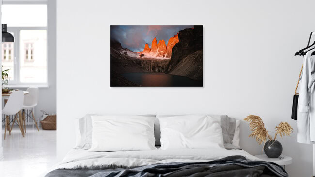 Mirador Base Las Torres, Chile – wall art by Lina Jakobi as Poster or Acrylic Glass Print