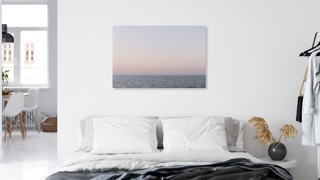 Purple sunset in Italy, Italy – wall art by Photolovers . as Poster or Acrylic Glass Print