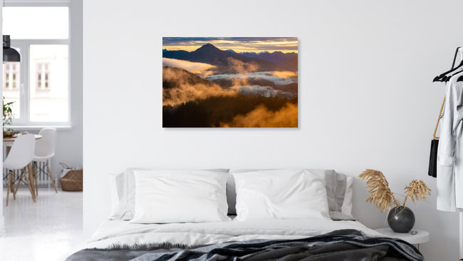 Morgenstimmung in der Wildschönau, Österreich – Fotokunst von Martin Wasilewski als Poster oder Acrylglasbild