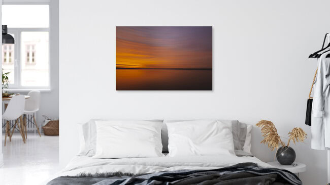 Abendrot an der Ostsee, Deutschland – Fotokunst von Nadja Jacke als Poster oder Acrylglasbild