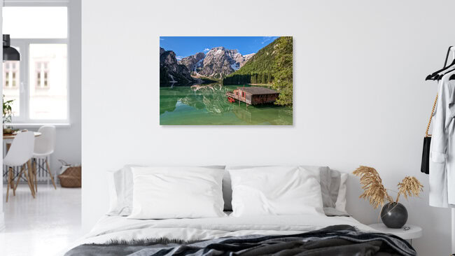 Pragser Wildsee Südtirol, Italien – Fotokunst von Achim Thomae als Poster oder Acrylglasbild