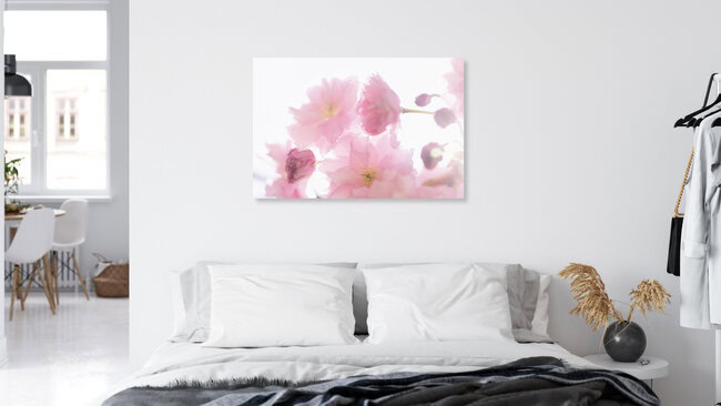 Cherry Blossom in Backlight, Germany – wall art by Nadja Jacke as Poster or Acrylic Glass Print
