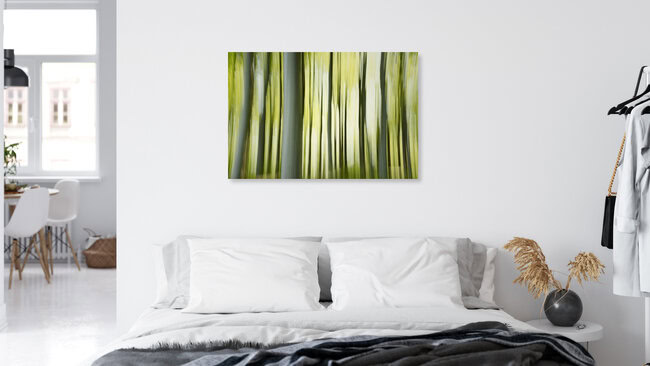 Wald in Bewegung, Dänemark – Fotokunst von Nadja Jacke als Poster oder Acrylglasbild