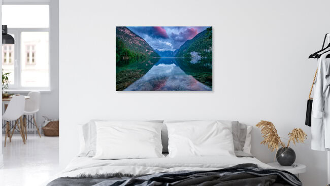 Abend am Königssee, Deutschland – Fotokunst von Martin Wasilewski als Poster oder Acrylglasbild