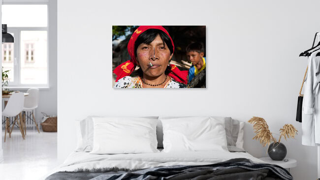 Beim Chicha-Fest, Panama – wall art by Sarah Hrapia as Poster or Acrylic Glass Print