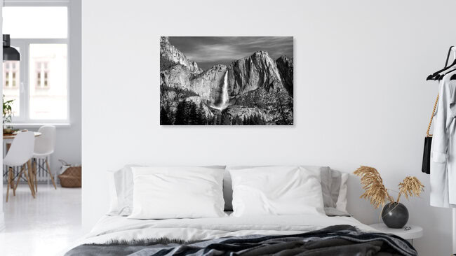 Yosemite Falls, Vereinigte Staaten – Fotokunst von Jörg Faißt als Poster oder Acrylglasbild