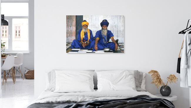 Old Veterans, Indien – Fotokunst von Martin Seeliger als Poster oder Acrylglasbild