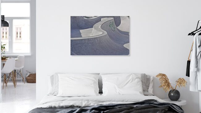 Concrete Waves 1, Deutschland – Fotokunst von Marc Heiligenstein als Poster oder Acrylglasbild