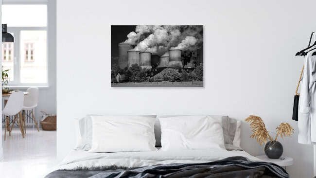 Strom ? Der Nachbar macht das schon !, Germany – wall art by Oliver Buchmann as Poster or Acrylic Glass Print