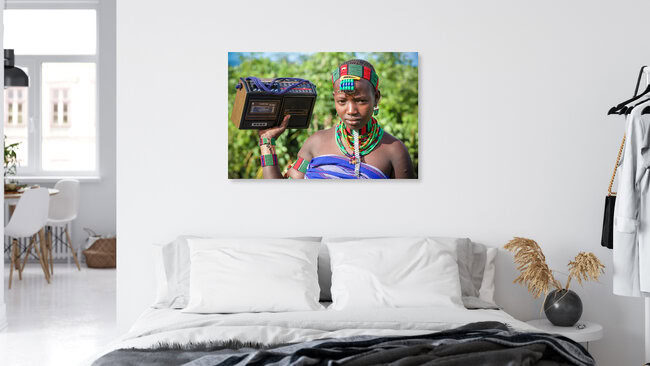 Hamer Rec., Äthiopien – Fotokunst von Miro May als Poster oder Acrylglasbild