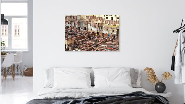 Gerberviertel in Fes, Morocco – wall art by Renate Reichert as Poster or Acrylic Glass Print