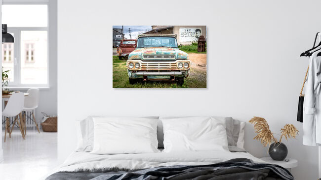 Cult Car and King, United States – wall art by Marc Rasmus as Poster or Acrylic Glass Print