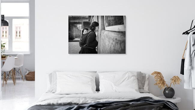 Mother and Child, China – wall art by Victoria Knobloch as Poster or Acrylic Glass Print