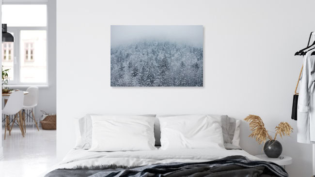 Slovenian Winter, Slowenien – Fotokunst von Dia Takacsova als Poster oder Acrylglasbild