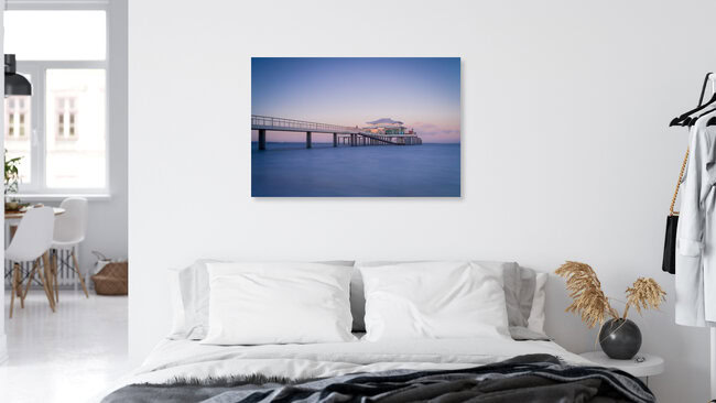 Die Seebrücke, Deutschland – Fotokunst von Markus Van Hauten als Poster oder Acrylglasbild