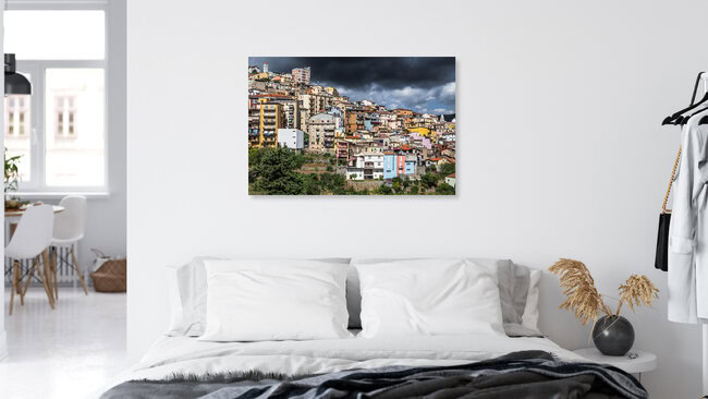 Bergstädtchen Lanusei (Sardinien), Italien – Fotokunst von Jörg Faißt als Poster oder Acrylglasbild