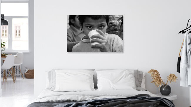Eyes, Indien – Fotokunst von Jagdev Singh als Poster oder Acrylglasbild