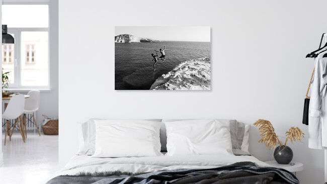 Jump into freedom, Italy – wall art by Emmanuele Contini as Poster or Acrylic Glass Print
