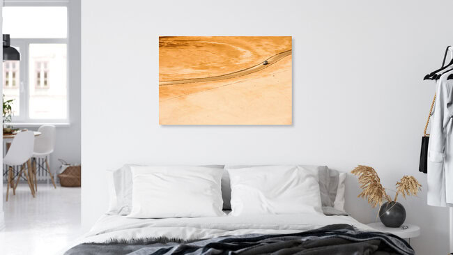 Desert Road, Sudan – Fotokunst von Christian Göran als Poster oder Acrylglasbild