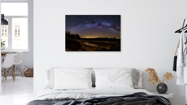Die Milchstraße im Harz, Deutschland – Fotokunst von Oliver Henze als Poster oder Acrylglasbild