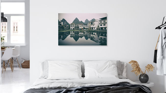 Alt trifft neu, China – Fotokunst von Jürgen Wolf als Poster oder Acrylglasbild